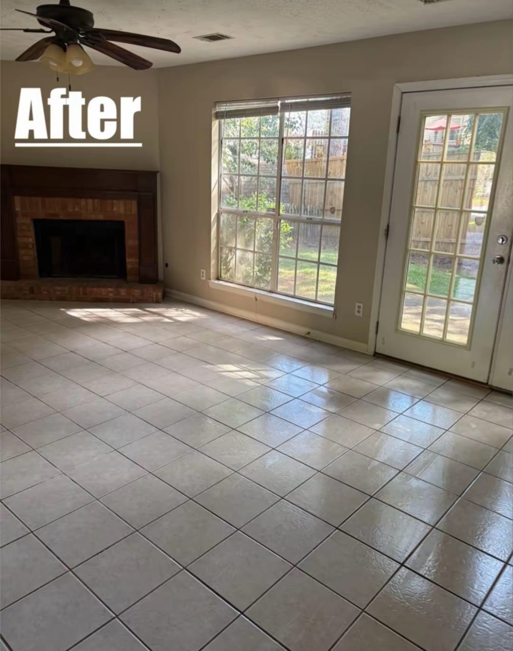 Freshly cleaned space